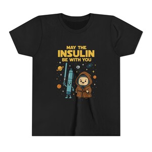 Insulin Design Youth Tee - Star Wars Inspired, Diabetic Kids
