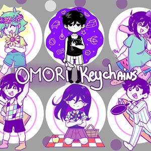 OMORI】OMORI & Friends Acrylic Keychains SET of