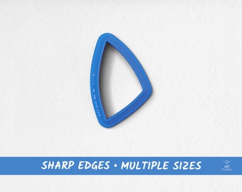 Triangle 04 Polymer Clay and Cookie Cutter - Multiple Sizes
