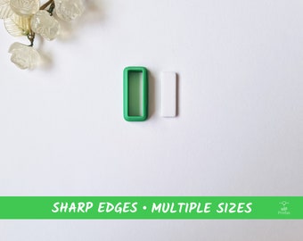 Rectangle Long Polymer Clay and Cookie Cutter - Multiple Sizes