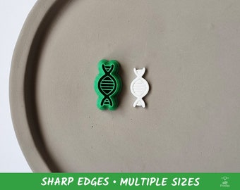DNA Helix Polymer Clay Cutters | Cookie Cutters | Multiple Sizes | Polymer Clay Tools | Jewellery Tools | Clay Tools