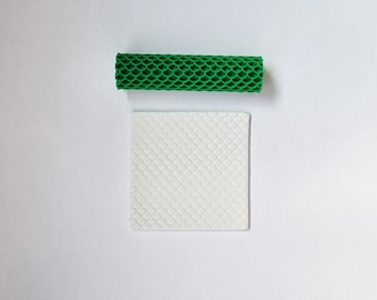Fish Scales Polymer Clay Texture Roller: Jewelry Tool