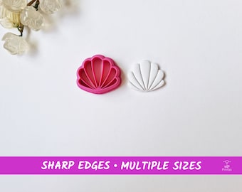 Shell Polymer Clay Cutters | Cookie Cutters | Multiple Sizes | Polymer Clay Tools | Jewellery Tools | Clay Tools