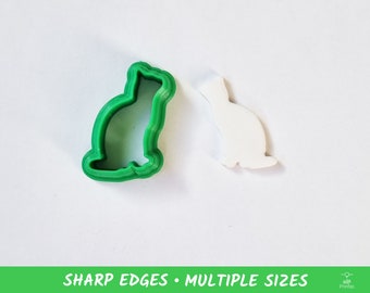 Cat 02 Polymer Clay and Cookie Cutter - Multiple Sizes