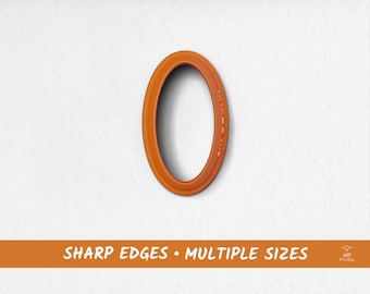 Oval Polymer Clay Cutters | Cookie Cutters | Multiple Sizes | Polymer Clay Tools | Jewellery Tools | Clay Tools