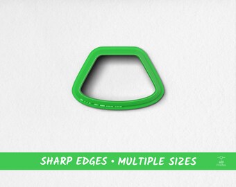 Trapezoid 02 Polymer Clay and Cookie Cutter - Multiple Sizes