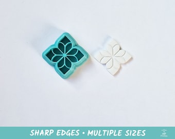 Flower 07 Polymer Clay and Cookie Cutter - Multiple Sizes