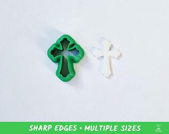 Cross 04 Polymer Clay and Cookie Cutter - Multiple Sizes