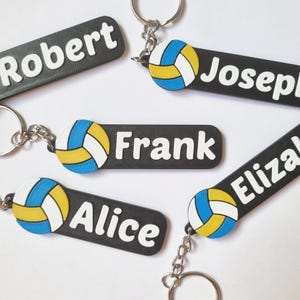 Volleyball Personalized Keychain | Keyring | Name Tag