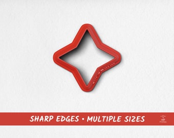 Star 03 Polymer Clay and Cookie Cutter - Multiple Sizes