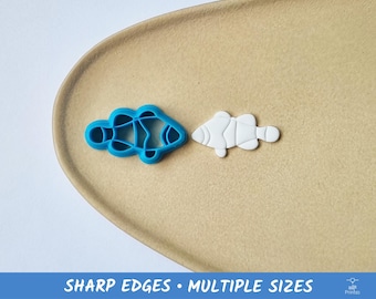 Clown Fish Polymer Clay and Cookie Cutter - Multiple Sizes