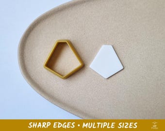 Rhombus 05 Polymer Clay and Cookie Cutter - Multiple Sizes