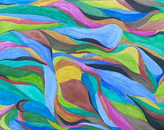 original 9” x 12” watercolor painting