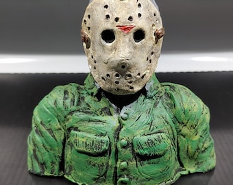Jason Voorhees mini statue handmade Friday the 13th