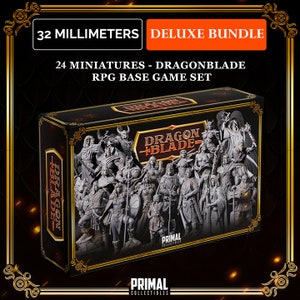 DNDDGL Deluxe Bundle Dragonlance 24 personaggi in miniatura