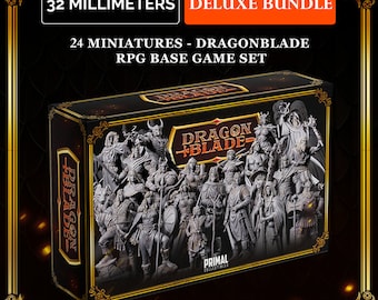 DNDDGL Deluxe Bundle Dragonlance 24 personnages miniatures