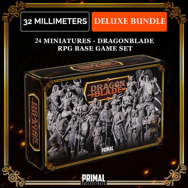 DNDDGL Deluxe Bundle Dragonlance 24 Miniature Characters