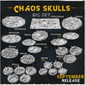BASES - Chaos Skulls for wargames and tabletop product logo
