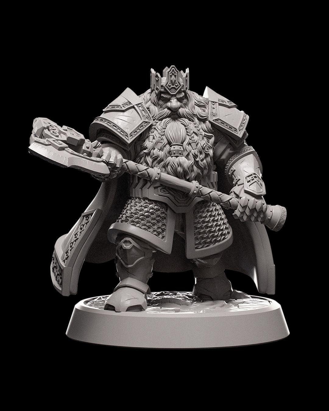 フィギュア神話シリーズ、ドワーフ DNDIF - ドワーフの王 - 男性ドワーフ - 氷と炎 - Etsy 日本