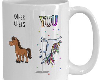 Chef Mug, Red Seal Chefs vs You Coffee Mug, Funny Gift Ideas for Men, for Women, College Grad, Birthday, Retirement Cup
