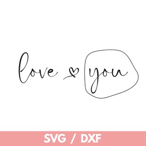 Te amo SVG / Amor SVG / Pareja SVG / Relación Svg / Te amo Svg / Cortar archivos / Archivos para Cricut / Vector / Cricut Svg