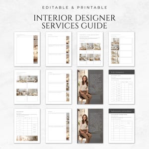 Interior Design Services Guide Template Printable Interior Design ...