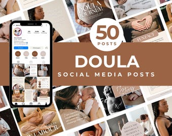 Doula Social Media Posts Template Birth Doula Instagram Post Birth Coaching Templates Pregnancy Support Birth Worker Content Doula Marketing