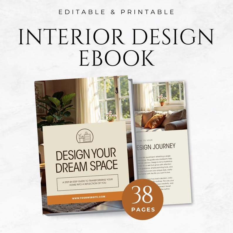 Interior Design Ebook Canva Temple for Interior Designers Home Decor ...