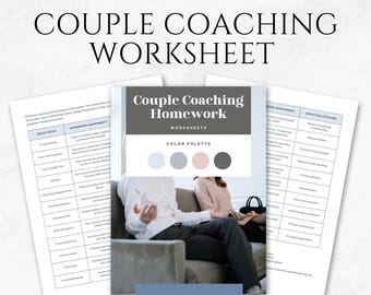 Couple Coaching Worksheet Template Printable Marriage Counseling Couple Therapy Relationship Therapy Relationship Coach Conflict Resolution