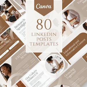 LinkedIn Posts Templates Canva LinkedIn Graphics LinkedIn Branding LinkedIn Design  Template LinkedIn Templates LinkedIn Marketing Visuals