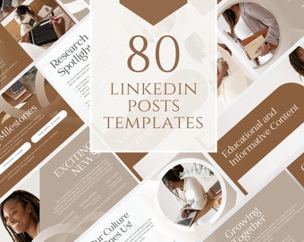 LinkedIn Posts Templates Canva LinkedIn Graphics LinkedIn Branding LinkedIn Design  Template LinkedIn Templates LinkedIn Marketing Visuals