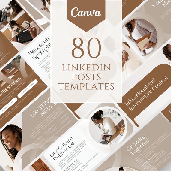 LinkedIn Posts Templates Canva LinkedIn Graphics LinkedIn Branding LinkedIn Design  Template LinkedIn Templates LinkedIn Marketing Visuals