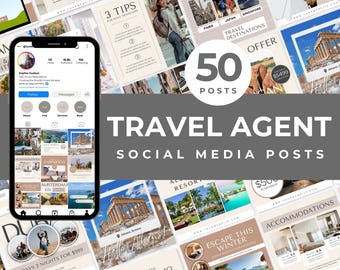 Travel Agent Templates Travel Agency Templates Travel Agent Social Media Templates Travel Agent Instagram Templates Travel Agent Facebook