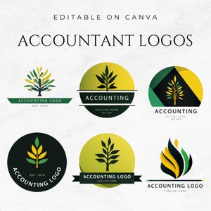 Accountant Logo Accounting Logo Finance Logo Bookkeeping Logo CPA Logo Financial Advisor Logo Tax Consultant Logo Logo for Accountants