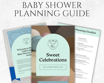 Baby Shower Planning Guide Baby Shower Planner Baby Shower Checklist Baby Shower Template Baby Shower Organizer Baby Shower Budget Planner