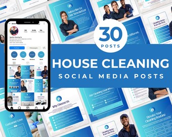 House Cleaning Business Instagram Templates Cleaning Business Instagram Posts Cleaner Instagram Template Cleaning Business Contract Template