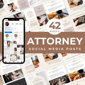 Attorneys Social Media Templates Lawyer Instagram Templates Legal Marketing Instagram Template Law Firm Instagram Post Attorney Templates