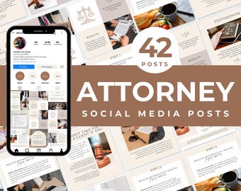 Attorneys Social Media Templates Lawyer Instagram Templates Legal Marketing Instagram Template Law Firm Instagram Post Attorney Templates