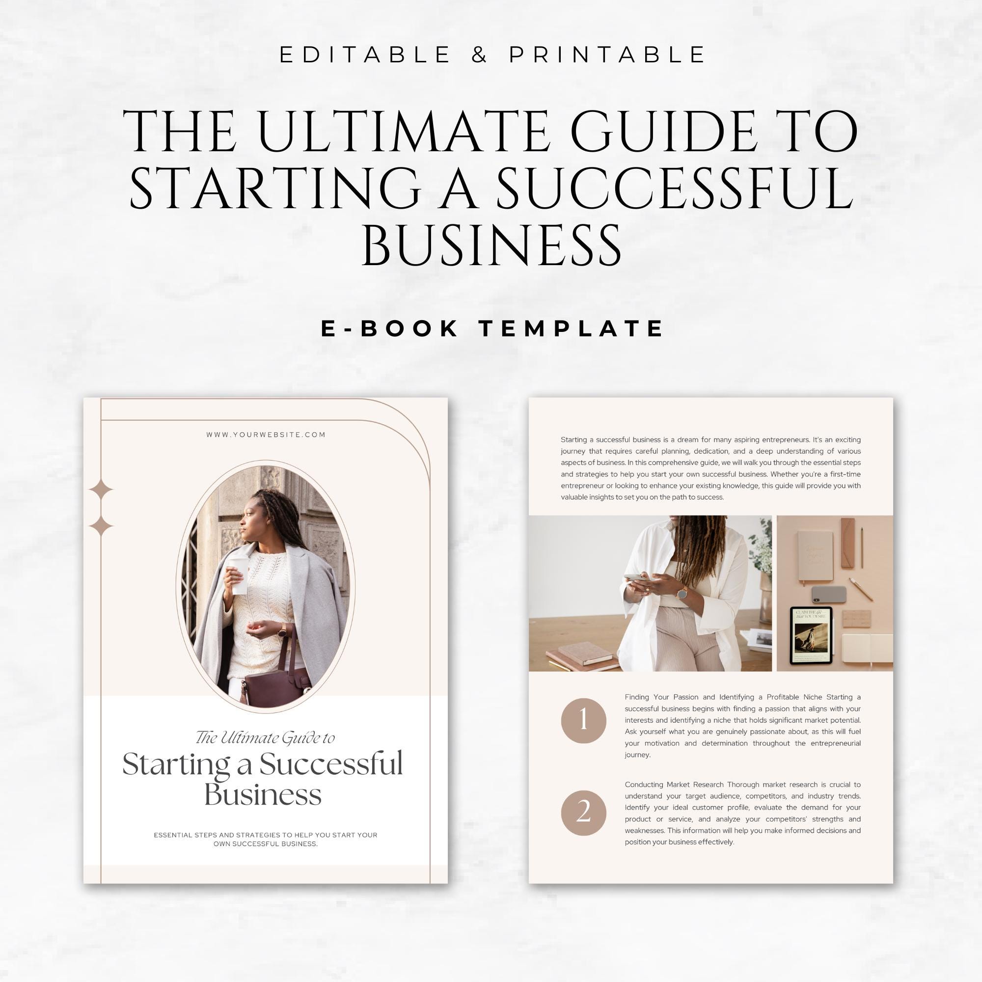 The Ultimate Guide to Starting a Successful Business Ebook Template ...