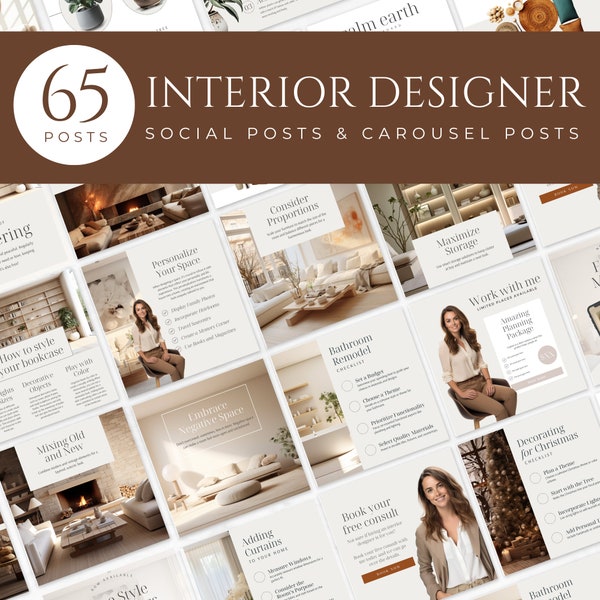 Interior Designer Instagram Templates Interior Designer Social Media Templates Interior Designer Templates Canva Interior Designer Templates