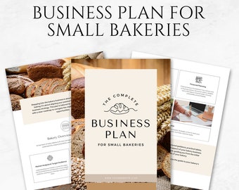 Small Bakery Business Plan Bakery Startup Plan Bakery Business Proposal Bakery Blueprint Bakery Guide Bakery Planning Bakery Template Canva