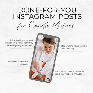 Candle Makers Instagram Posts Templates Canva Candle Business Social ...