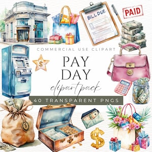Zahl-Tag-Clipart Geld-Clipart-Finance-Clipart-Bild Gehaltscheck Clipart Haushalt-Plan-Clipart Dollar-Zeichen Clipart Gehalt-Tag Clipart Geldtasche Clipart