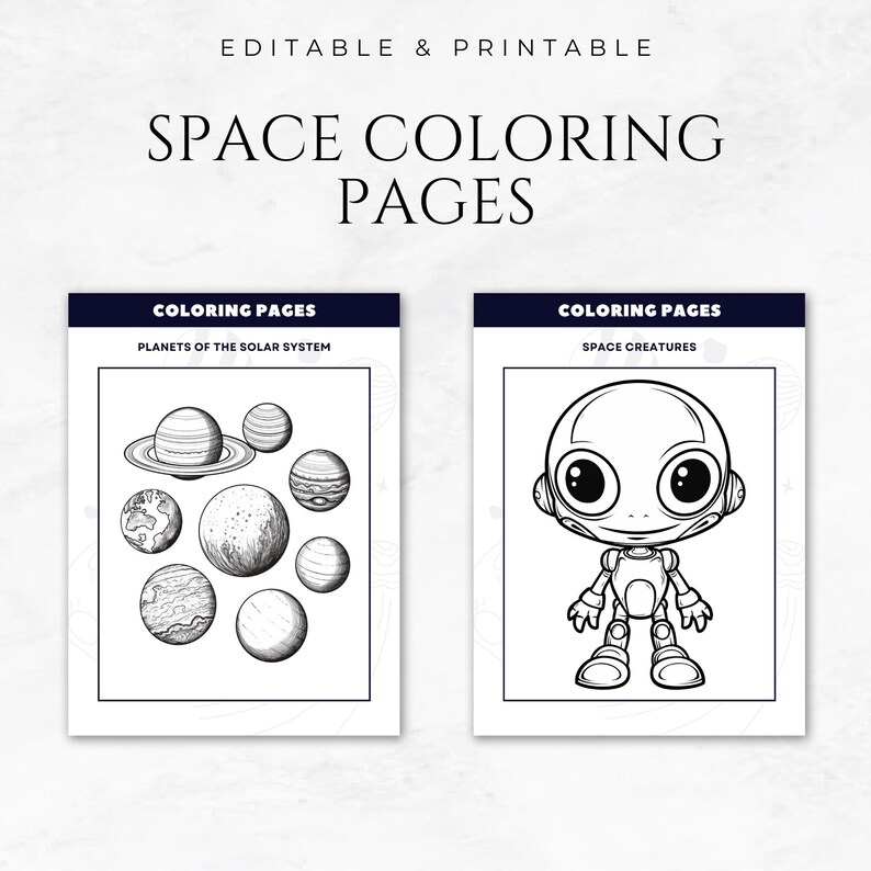 Attività a tema spaziale, materiale stampabile sul sistema solare, attività spaziali per bambini, pagine da colorare sullo spazio, ricerca di parole sullo spazio, cruciverba sullo spazio, curiosità sullo spazio immagine 6
