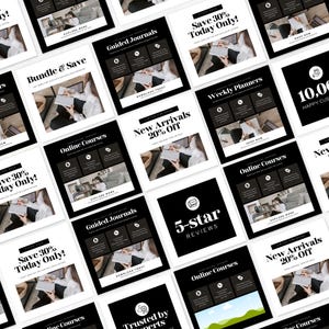 SHOPIFY Website Blocks Template Canva Editable Shopify DIY Website Design Blocks Page Builder Drag and Drop Landing Page Shopify Business image 3