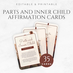Teile und Inneres Kind Affirmationskarten Vorlagen Selbstliebe Affirmationen Inneres Kind Heilungstherapie Psychische Gesundheit Printable Selbstfürsorgekarten