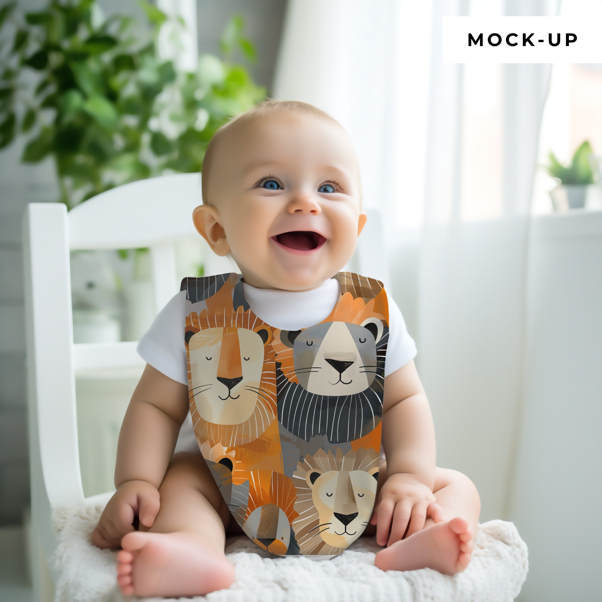 Seamless Cute Lion Digital Pattern Children's Book Lion Illustration ...