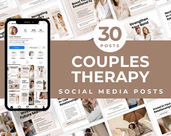 Couples Therapy Social Media Posts Relationship Coach Templates Marriage Counseling Posts Therapist Social Media Couples Therapist Instagram