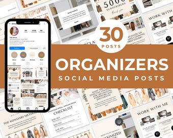 Organizers Instagram Templates Organizers Social Media Template Organizer Template Professional Organizer Instagram Template Organizer Canva