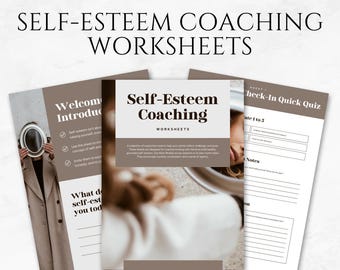 Selbstwertcoaching Arbeitsblätter, Canva Vorlage Selbstwertpapier, Selbstwertgefühl, Selbstwertgefühl, Selbstwertgefühl, Selbstwertgefühl